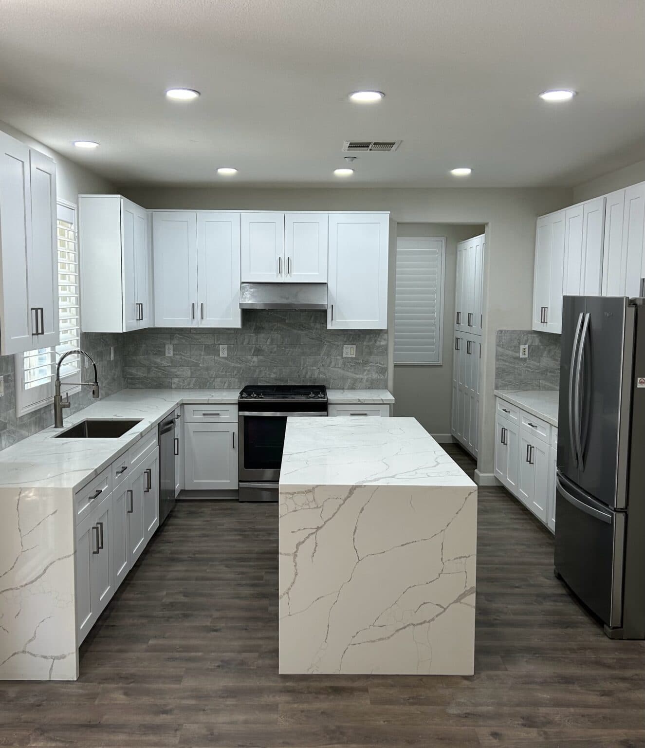 Modern renovated kitchen